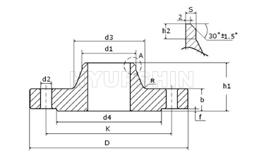 Shandong Hyupshin Flanges Co., Ltd, Flanges Manufacturer, Exporter, EN1092-1 Type 11 flanges